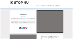 Desktop Screenshot of ik-stop-nu.nl