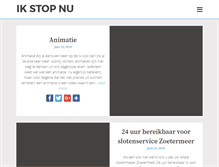 Tablet Screenshot of ik-stop-nu.nl